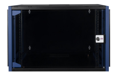 Шкаф телекоммуникационный настенный Datarex, 19", 4U, 135х600х600 мм (ВхШхГ), дверь: стекло, боковая панель: сплошная съемная, разборный, цвет: чёрный