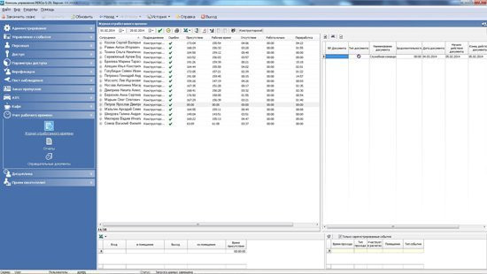 Модуль «Учет рабочего времени», три рабочих места PERCo-SM07