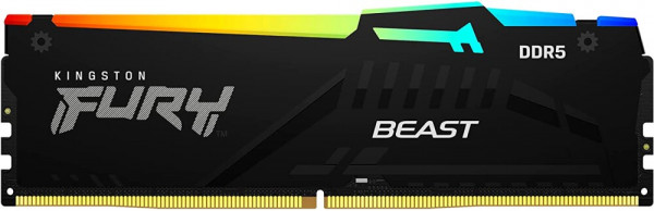 Оперативная память 16Gb DDR5 5200MHz Kingston Fury Beast RGB (KF552C40BBA-16)