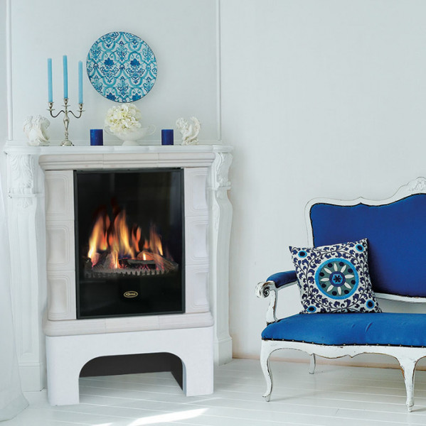 Пристенный газовый камин Karma Art W PB