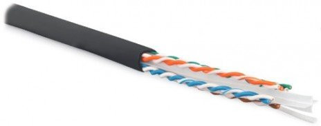Кабель «витая пара» (LAN) для структурированных систем связи UUTP4-C6-S23-OUT-LSZH-BK-500