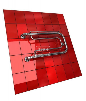 Водяной полотенцесушитель Двин A с полочкой (1") 32/80