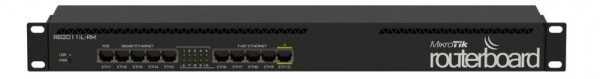 Коммутатор 10-портовый Gigabit Ethernet с PoE RB2011iL-RM