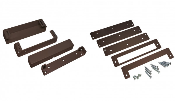 Комплект монтажа электромагнитного замка MK 700S-PS (коричневый)
