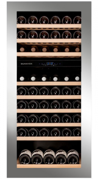 Встраиваемый винный шкаф 51-100 бутылок Dunavox DAVG-72.185DSS.TO