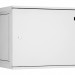 Шкаф телекоммуникационный настенный TLK Lite, 19", 9U, 436х600х600 мм (ВхШхГ), дверь: металл, боковая панель: сплошная съемная, разборный, цвет: серый