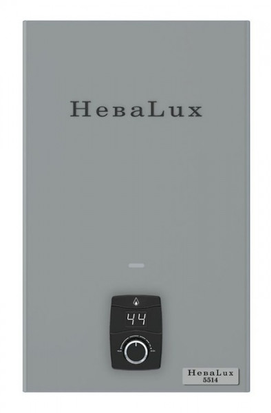 Газовый проточный водонагреватель Neva 5514 алюминий, с латунным вод узлом