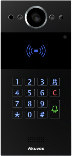 Вызывная панель Akuvox R20K Black On-Wall