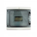 Щит электрический настенный Энергия НА IP65, навесной, IP65, 1ряд.  8мод., дверь: пластик, корпус: пластик, цвет: серый