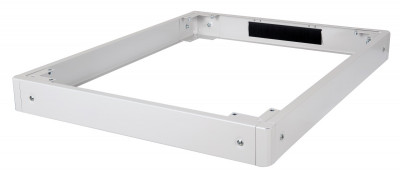 Цоколь (к шкафу) Datarex, с щеточным вводом, 44х800х1200 мм (ВхШхГ), для шкафов, цвет: серый