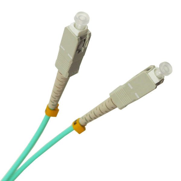 Коммутационный шнур оптический BNH Tight Buffer, Duplex SC/SC (UPC/UPC), OM3 50/125, LSZH, Ø 3мм, 5м, цвет: синий, (B660.2-SC-SC-OM3-5-LSZH)