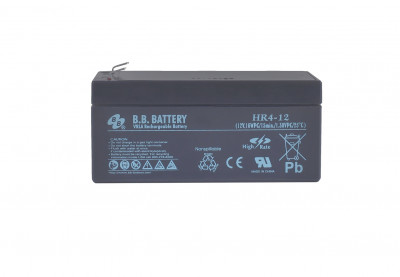 Аккумулятор для ИБП B.B.Battery HR, 60х67х134 мм (ВхШхГ),  необслуживаемый электролитный,  12V/3,5 Ач, (BB.HR 4-12)
