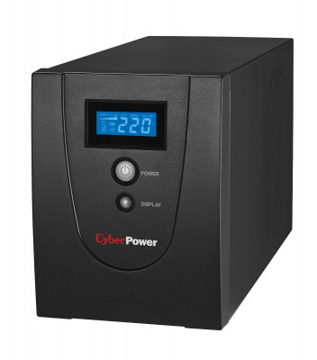 ИБП CyberPower Value SOHO, 2200ВА, линейно-интерактивный, напольный, 140х326х180 (ШхГхВ), 220V,  однофазный, (VALUE 2200EILCD)