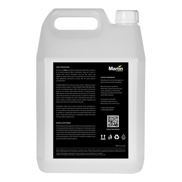 Жидкость для дымогенератора Martin JEM Low-Fog Fluid High Density