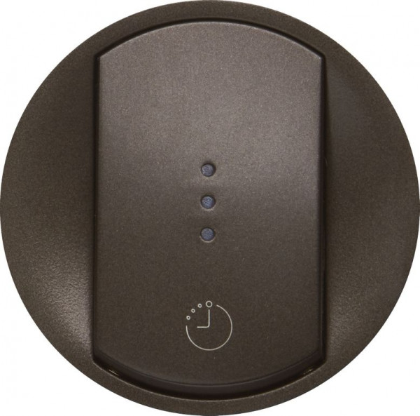 Лицевая панель для выключателя Legrand Celiane, 146х97 мм (ВхШ), с индикацией, кол-во клавиш: 1, реле времени, цвет: графит, (LEG.067936)