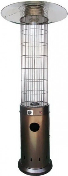 Газовый уличный обогреватель мощностью 11-12 кВт WWT 13D pro Brown mini