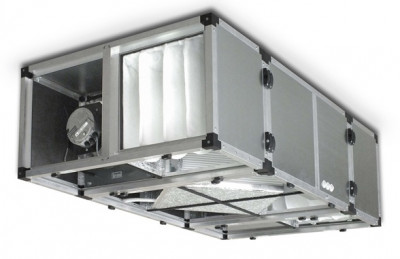 Приточно-вытяжная вентиляционная установка Эльф ЭКО 2000 EC с водяным догревом