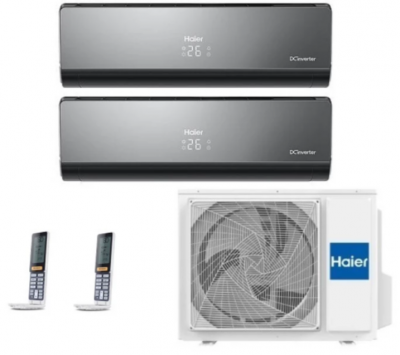 Внешний блок мульти сплит-системы на 2 комнаты Haier 2U40S2SM1FA/AS09NS6ERA-B /AS12NS6ERA-B