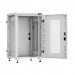 Шкаф телекоммуникационный напольный TLK Lite II, IP20, 18U, 975х600х600 мм (ВхШхГ), дверь: перфорация, задняя дверь: металл, боковая панель: сплошная съемная, разборный, цвет: серый, (TFI-186060-PMMM-R-GY)