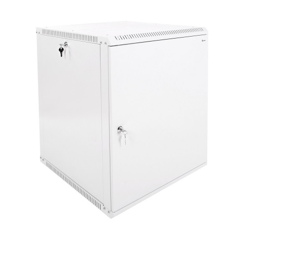 Шкаф телекоммуникационный настенный ЦМО ШРН-Э, 19", 15U, 742х600х650 мм (ВхШхГ), дверь: металл, боковая панель: сплошная, разборный, цвет: серый