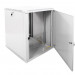 Шкаф телекоммуникационный настенный ЦМО ШРН-Э, 19", 15U, 742х600х650 мм (ВхШхГ), дверь: металл, боковая панель: сплошная, разборный, цвет: серый