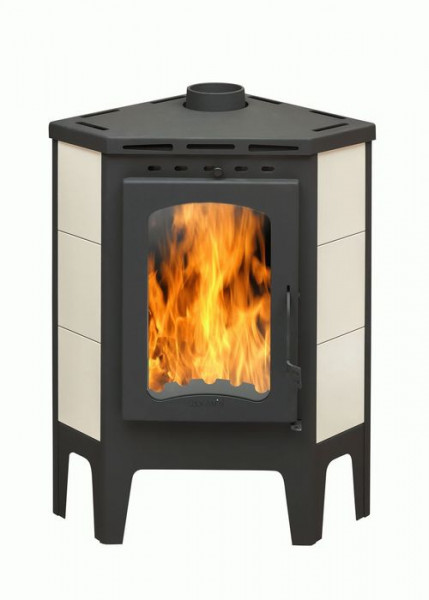 Дровяная печь ЭКОКАМИН БАВАРИЯ УГЛОВАЯ