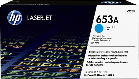 Картридж HP CF321A (№653A) Cyan