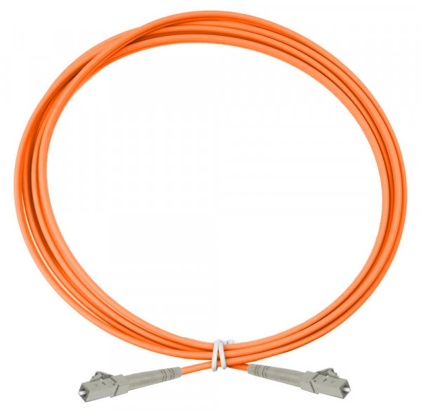 Коммутационный шнур оптический Eurolan Tight Buffer, Simplex LC/LC, OM2 50/125, LSZH (нг(A)-HF), 7м, цвет: оранжевый, (41E-20-LC-LC-07)