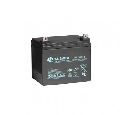 Аккумулятор для ИБП B.B.Battery HRL, 155х129х195 мм (ВхШхГ),  необслуживаемый электролитный,  12V/38 Ач, (BB.HRL 40-12)