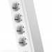 Блок силовых розеток APC, вертикальный, неуправляемый, Shuko х 5, вход Schuko, шнур 1,83 м, 56х370х73 мм (ВхШхГ), 10А, выключатель, белый