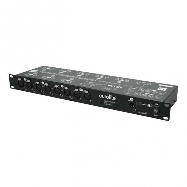 Устройство управления светом Eurolite DMX Split 8X Splitter