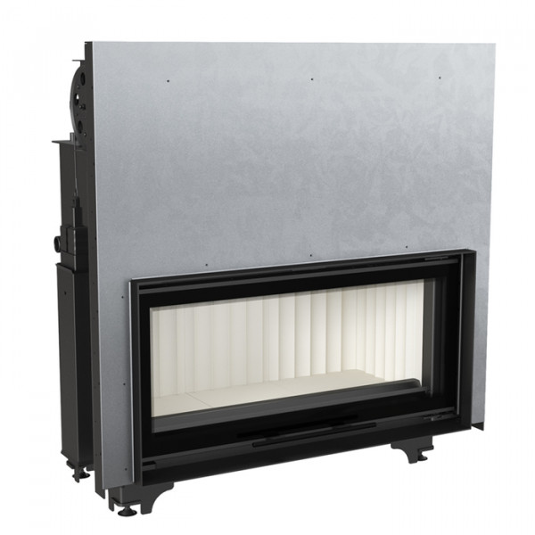 Фронтальная дровяная топка Kratki Mila/PW/24/G/W(гильотина)