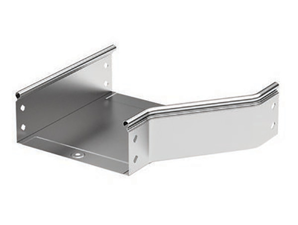 Переходник DKC S5 Combitech, правосторон., для металлических лотков, 150х80х170 (ШхВхД), толщина: 0,8 мм, сталь, покрытие: м. Сендзимира, с комплектом крепежа, упаковка: 1 шт, ширина уменьшения 100мм