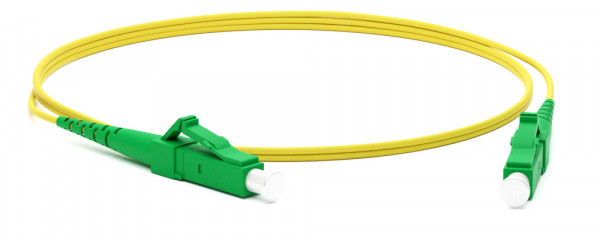 Коммутационный шнур оптический Hyperline, Simplex LC/LC (APC), OS2 9/125, LSZH, Ø 2мм, 10м, цвет: жёлтый, (FC-S2-9-LC/AR-LC/AR-H-10M-LSZH-YL)