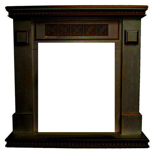 Классический портал для камина InterFlame Остин под классичекие очаги Fobos/Majestic цвет (дуб тёмный дуб махагон венге)