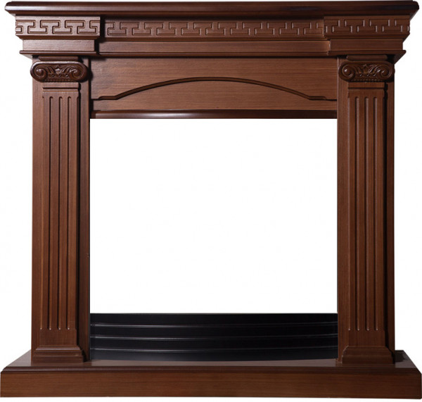 Широкий портал InterFlame Афина Под очаг Panoramic 25 LED FX (тёмный дуб; венге)