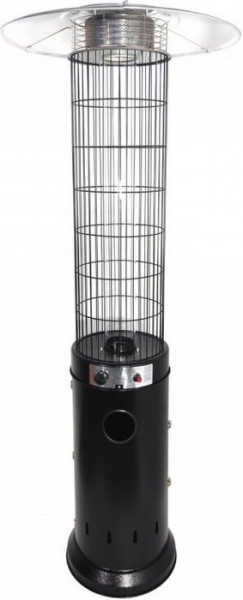 Газовый уличный обогреватель мощностью 11-12 кВт WWT 13D pro Black mini