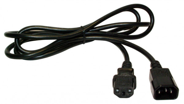 Шнур для блока питания Lanmaster, IEC 60320 С13, вилка IEC 60320 С14, 5 м, 10А, цвет: чёрный