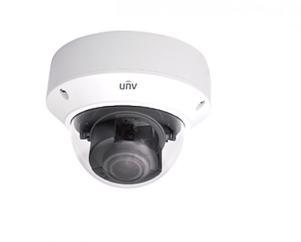 Сетевая IP видеокамера Uniview, купольная, помещение/улица, х4, 1/3’, ИК-фильтр, цв: 0,02лк, объе-в: 2,7мм, цвет: белый, (IPC3234SR-DV)