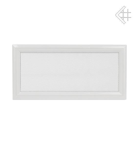 Вентиляционная решетка для камина Kratki 17х37 Оскар белая 37OB