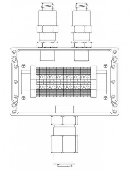 Коробка коммутационная взрывозащищенная КВМК 1604