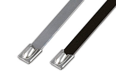 Стяжка кабельная Hyperline, неоткрывающаяся, 4,4 мм Ш, 200 мм Д, 100 шт, материал: сталь, цвет: стальной