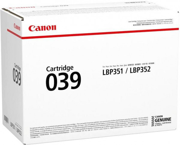 Картридж Canon CRG 039 Black