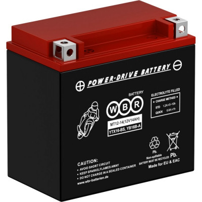 Аккумулятор для ИБП WBR MT, 145х87х150 мм (ВхШхГ),  необслуживаемый свинцово-кислотный,  12V/15 Ач, (MT12-14)