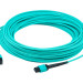 Коммутационный шнур оптический Hyperline, MPO/MPO, OM3 50/125, LSZH, 10м, цвет: аквамарин, (FHD-MC3-503-MPOF12/PS-MPOF12/PS-A-10M-LSZH-AQ)