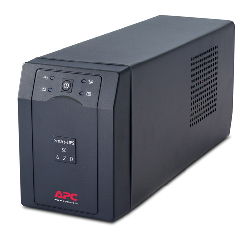ИБП APC Smart-UPS SC, 620ВА, линейно-интерактивный, в стойку, 119х375х168 (ШхГхВ), 230V,  однофазный, Ethernet, (SC620I)