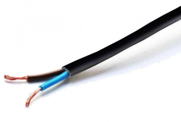 Провод соединительный с двумя жилами ШВВПмб 2х0,75 черный (SQ0120-0304)