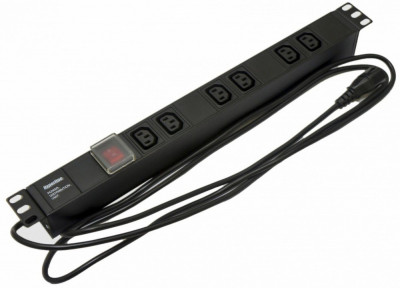 Блок розеток 19' SHE19-6IEC-S-2.5IEC