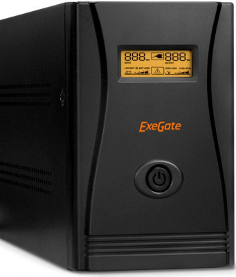 ИБП ExeGate SpecialPro Smart LLB-1600 LCD (EURO,RJ,USB)