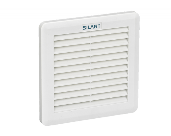 Вентиляторный фильтр SILART NLF, 150х150х32 мм (ВхШхГ), IP54, для вентиляторного модуля, цвет: белый